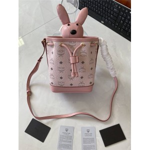 MCM Zoo Series Visetos Bunny Bucket Bag MYZ8AXL45