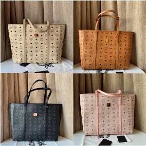 mcm official website classic Toni Visetos shopping bag MWPAATN03