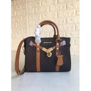 Michael Kors MK Nouveau Hamilton Small Old Flower Lock Bag