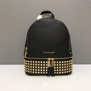 Michael Kors mk classic leather Rhea Zip studded backpack