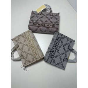 Michael Kors MK Gigi Small Jacquard Tote Bag