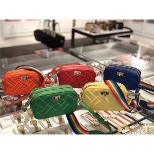 Michael Kors MK handbag rainbow shoulder strap RAINBOW camera bag
