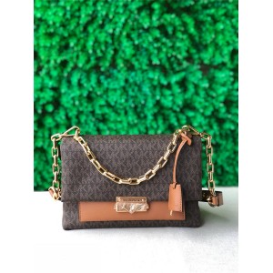 Michael Kors MK handbag new Cece medium old flower color matching shoulder bag