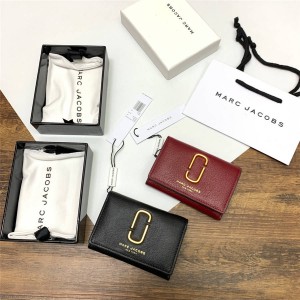 Marc Jacobs MJ wallet new flip leather card holder business card holder