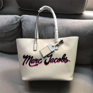 Marc Jacobs/MJ new printed cross grain leather shopping bag