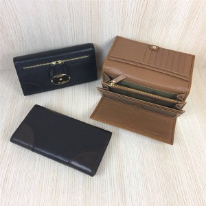 mulberry women leather long tri-fold wallet 8893