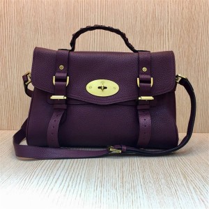 mulberry handbags lychee grain leather Alexa handbag 7539
