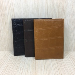 mulberry crocodile pattern passport holder half-fold wallet 8279