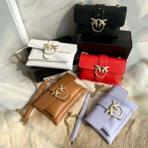 PINKO official website new Soft mini Love handbag chain bag