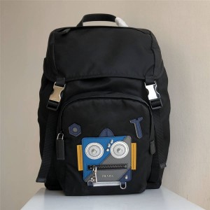 prada official website men's robot pattern backpack 2VZ135