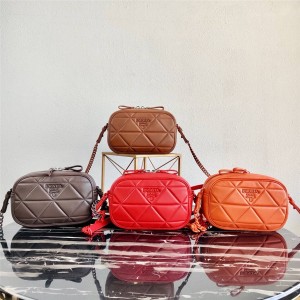 prada handbags new rhombus leather Spectrum shoulder bag 1BH141