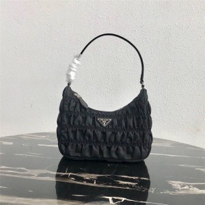 prada women bag pleated nylon mini handbag 1ne204