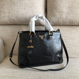 PRADA Women's Bag Classic Oil Wax Shopping Bag Killer Bag