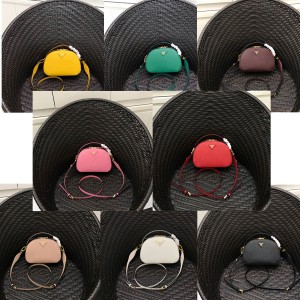 PRADA Women's Bag New Leather Odette Handbag 1BH123