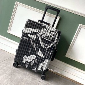 RIMOWA 20-inch aluminum-magnesium alloy boarding limited edition portrait trolley case