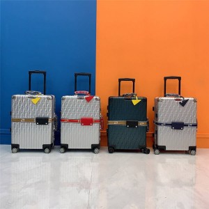 Rimowa FENDI alloy logo sticker board case luggage case trolley case