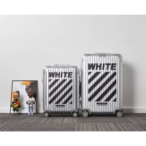 RIMOWA x OFF WHITE aluminum-magnesium alloy trolley case cabin