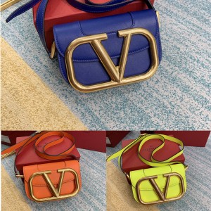 Valentino new SuperVee small calfskin organ crossbody bag