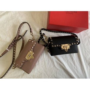 Valentino official website new ROCKSTUD rivet crossbody bag