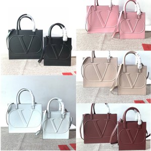 Valentino new full leather VLOGO Walk tote bag shopping bag