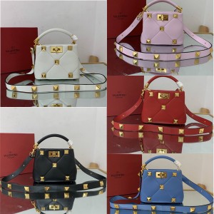 Valentino Women's Bag Roman Stud 520 Sheep Leather Handbag