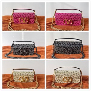 Valentino MINI LOCÒ Bead Piece Embroidered Bead Chain Bag Handheld Shoulder Bag 1133