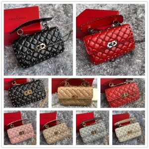 Valentino ROCKSTUD SPIKE Classic Small Chain Bag Handbag 0123