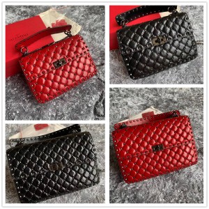 Valentino ROCKSTUD SPIKE Medium/Large Rivet Bag Handbag 0122/0121