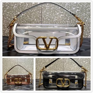 Valentino LOCÒ Transparent PVC handbag chain bag 6035