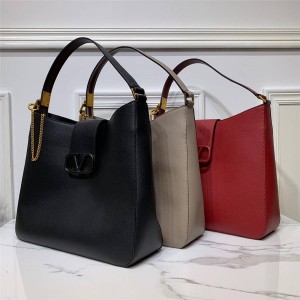 VALENTINO female bag palm print leather VSLING handbag