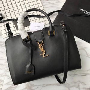 YSL Saint Laurent BABY CABAS MONOGRAM leather handbag