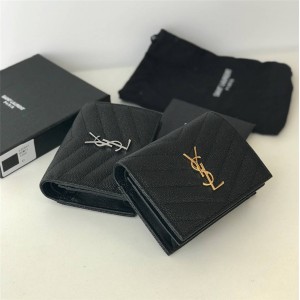 YSL Saint Laurent Short MONOGRAM Wallet 459738