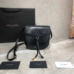 ysl Saint Laurent official website lizard pattern Datcha saddle bag 551559