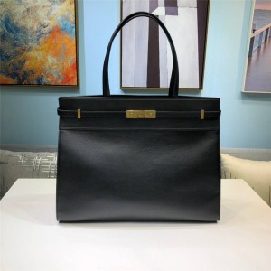 YSL Saint Laurent MANHATTAN medium smooth leather shopping bag 553745
