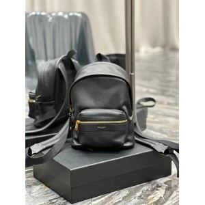 YSL Saint Laurent 495833 505031 Women's Genuine Leather CITY Mini Backpack