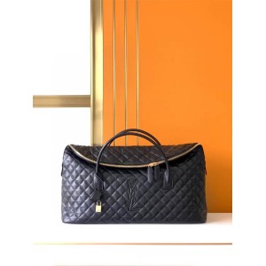 YSL Saint Laurent 736009AABK91000 ES Quilted Leather Travel Bag