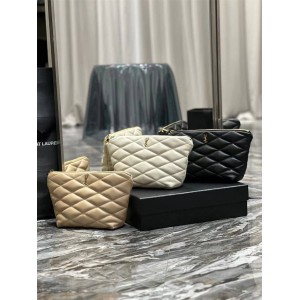 YSL Saint Laurent 696779 SADE Medium Quilted Sheepskin Leather Handbag
