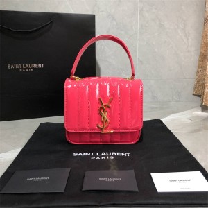 YSL/ Saint Laurent Vicky mini patent leather crossbody bag 538439