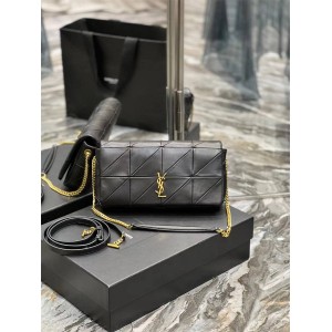 YSL Saint Laurent 605026 JAMIE 99 Spliced Sheepskin Shoulder Bag