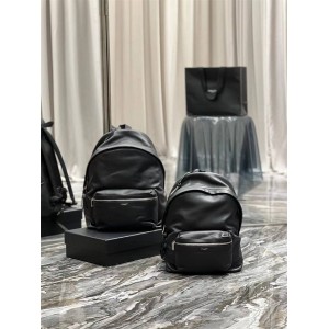 YSL Saint Laurent 534967 Black Leather Classic CITY Men's Backpack 326865