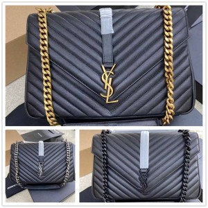 YSL Saint Laurent 600278 MONOGRAM COLLEGE Large Mail Bag 392738/487212