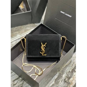 YSL Saint Laurent 593122 KATE BOX BAG Velvet Box Bag Chain Bag