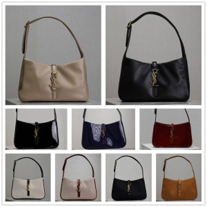 YSL Yves Saint Laurent 657228 LE 5 à 7 suede/canvas/shoulder bag