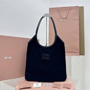 MIUMIU 5BG231 IVY Corduroy Tote Bag 5594