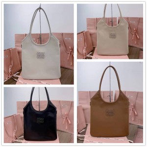 MIUMIU 5BG231 Tote Bag IVY Leather Handbag