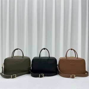 MIUMIU 5BB117 New Handbag Bowling Bag Official Bun 5568
