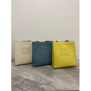 MIUMIU 5BG264 Madras Tote handbag