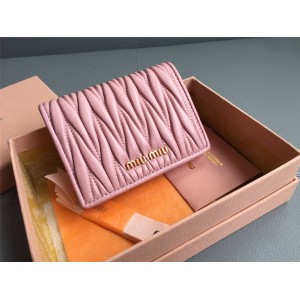 miumiu New Folded Sheepskin Fold Wallet 5MV204