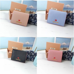 miumiu official website new love two-fold wallet 5ML204