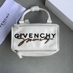 Givenchy new women's embroidered letters Pandora crossbody bag